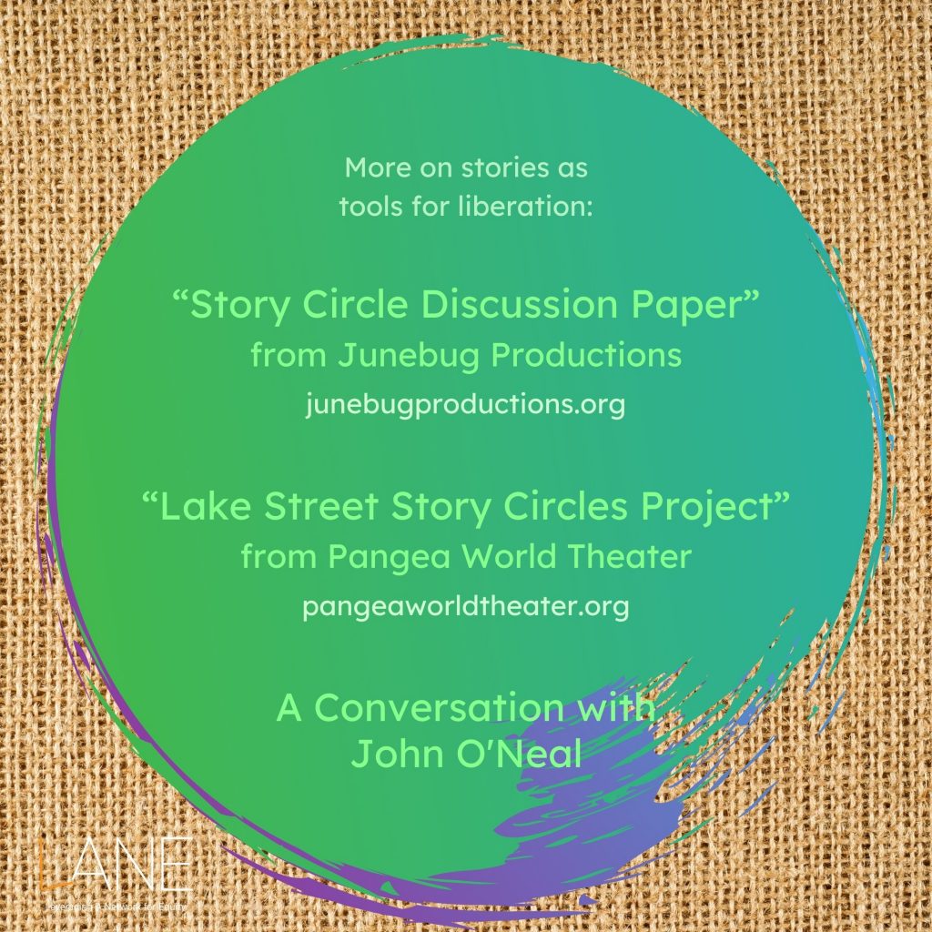More on stories as tools for liberation (links in description)