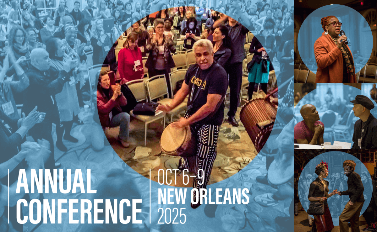 Promotional image for the NPN 2025 Annual Conference, featuring a grid of photos of attendees from past conferences.
